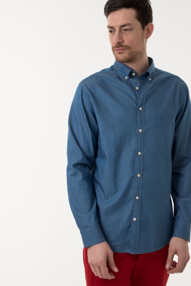 gant Hemd Herren Gant Regular Einfarbig 100% Baumwolle kragen Button-Down Lange Ärmel Top Angebot