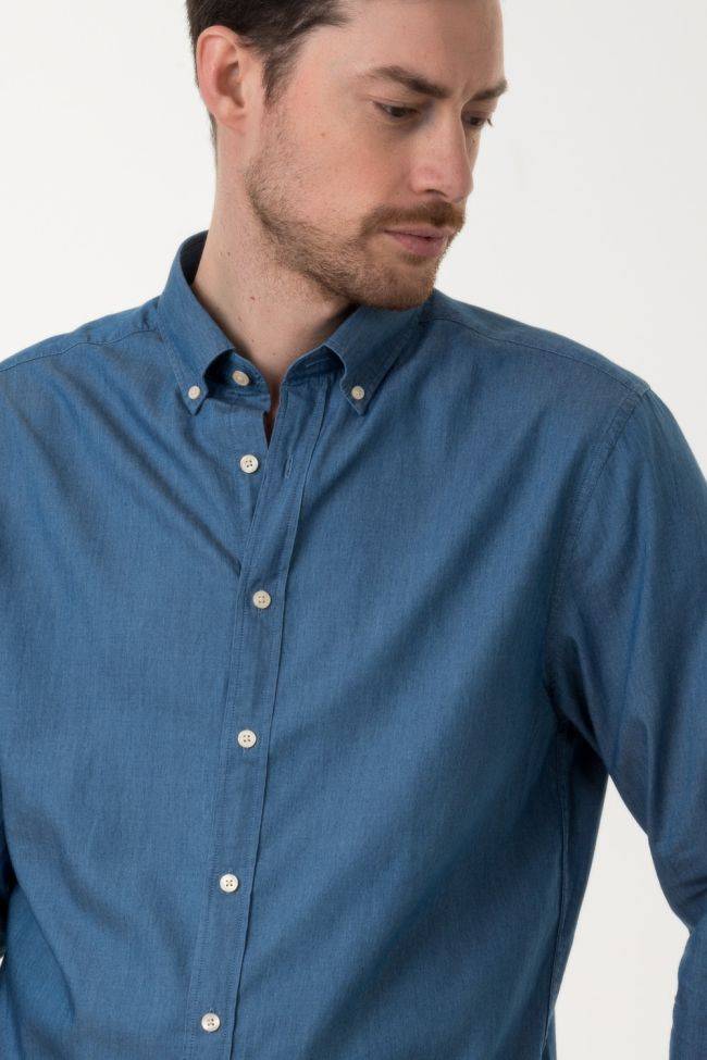 gant Hemd Herren Gant Regular Einfarbig 100% Baumwolle kragen Button-Down Lange Ärmel Top Angebot