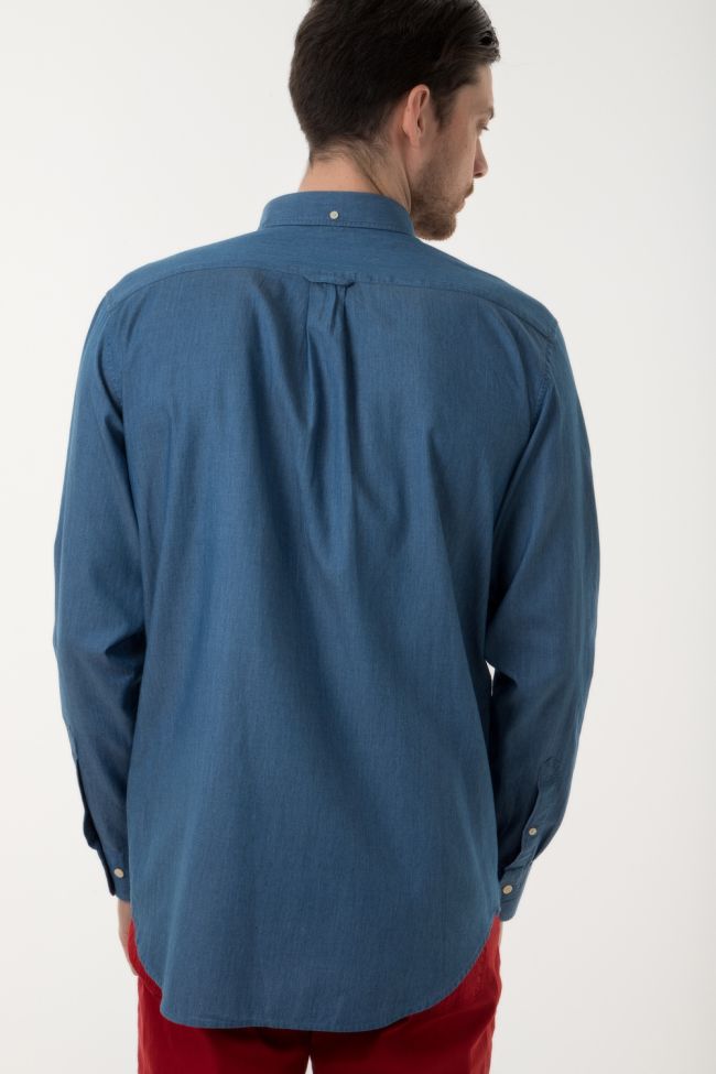 gant Hemd Herren Gant Regular Einfarbig 100% Baumwolle kragen Button-Down Lange Ärmel Top Angebot