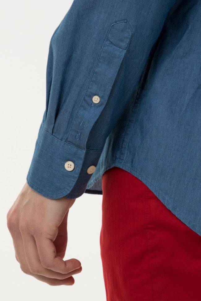 gant Hemd Herren Gant Regular Einfarbig 100% Baumwolle kragen Button-Down Lange Ärmel Top Angebot