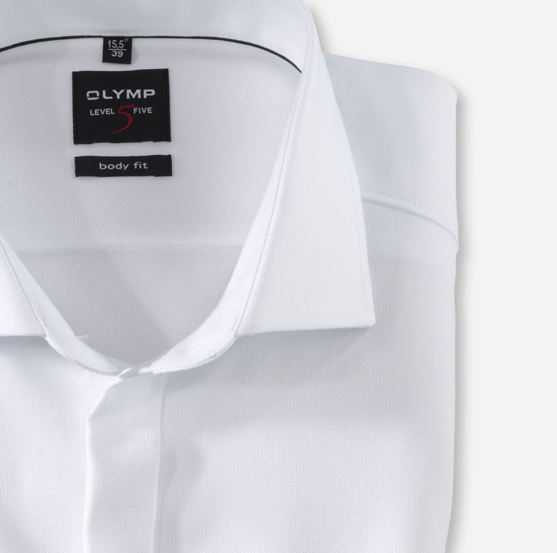 olymp Hemd Herren Olymp Regular Einfarbig kragen Französisch Lange Ärmel Blitzangebot