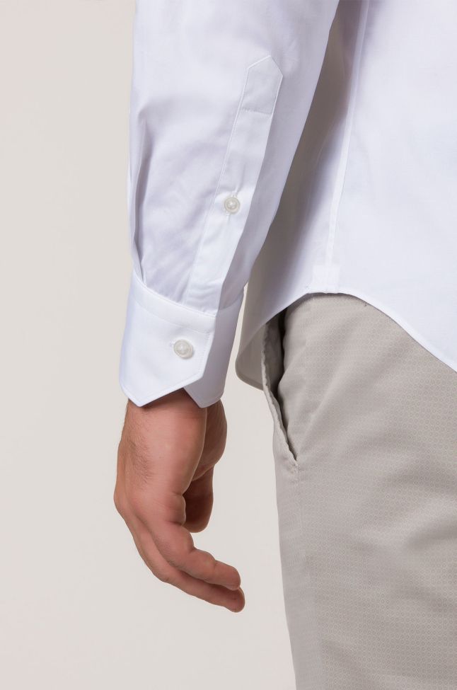 xacus Hemd Herren Xacus Slim Einfarbig 96% Baumwolle 4% elastan kragen Französisch Lange Ärmel Wochenangebot