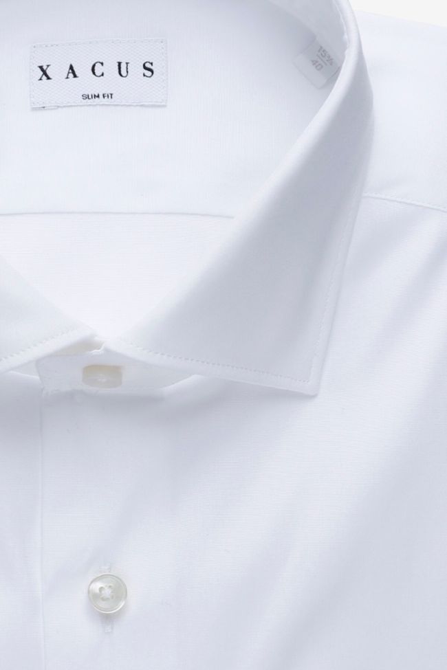 xacus Hemd Herren Xacus Slim Einfarbig 96% Baumwolle 4% elastan kragen Französisch Lange Ärmel Wochenangebot