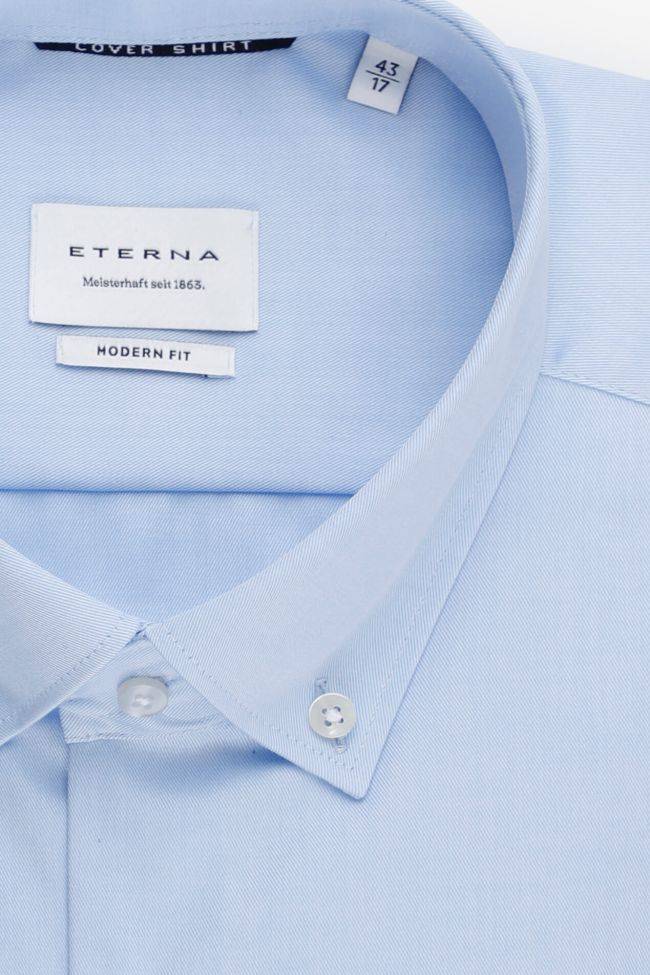eterna Hemd Herren Eterna Classic Bügelfreie Einfarbig 100% Baumwolle kragen Button-Down Lange Ärmel 50% Rabatt mit kostenlosem Versand