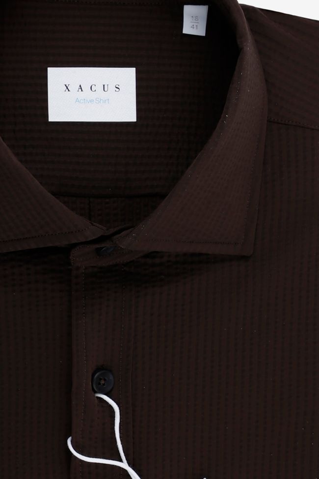 xacus Hemd Herren Xacus Regular Bügelfreie Einfarbig 86% poliammide 14% elastan kragen Französisch Lange Ärmel Black Friday Preise