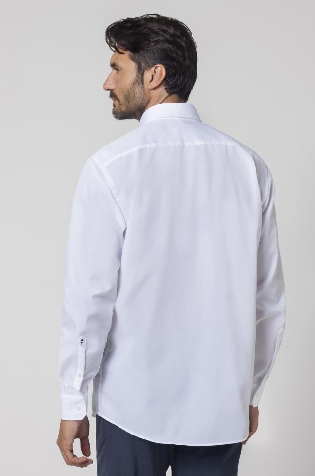 seidensticker Hemd Herren Seidensticker Classic Bügelfreie Einfarbig 100% Baumwolle kragen Button-Down Lange Ärmel Schlussverkauf