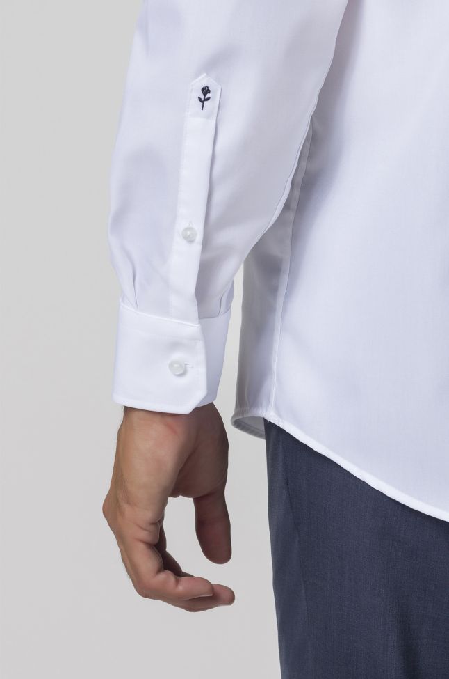 seidensticker Hemd Herren Seidensticker Classic Bügelfreie Einfarbig 100% Baumwolle kragen Button-Down Lange Ärmel Schlussverkauf