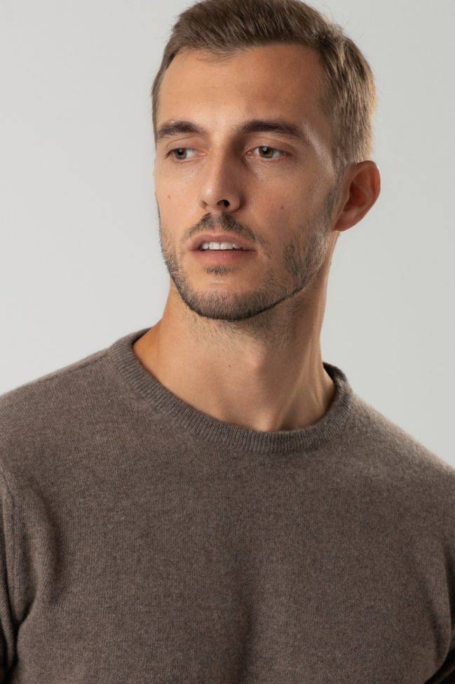 privati firenze Strickwaren Herren Privati Firenze Rundhalsausschnitt Slim Einfarbig 100% Kaschmir Exklusive Angebote
