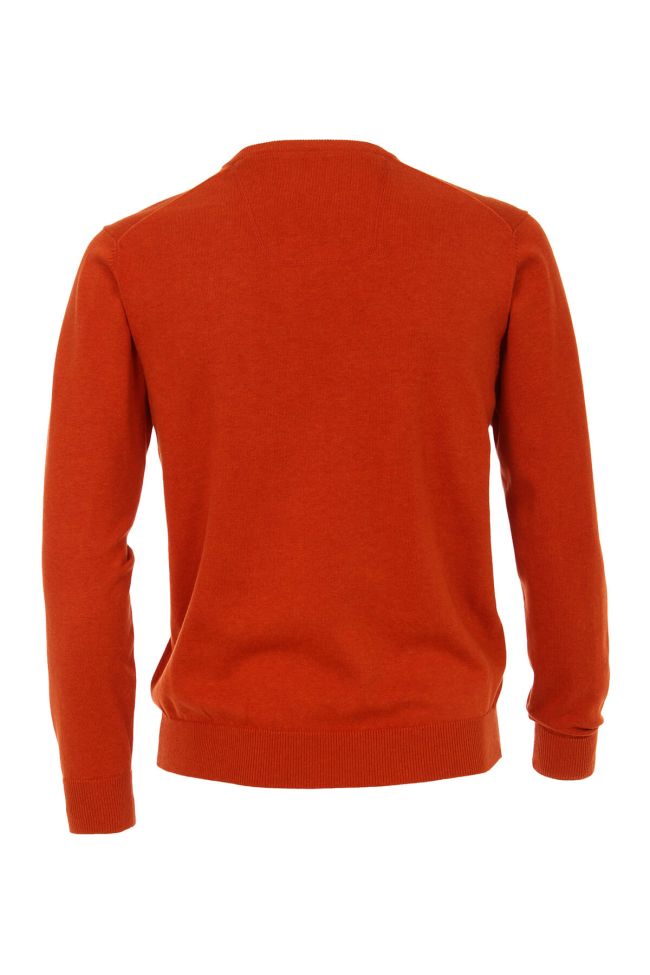 casamoda Strickwaren Herren Casamoda V-Ausschnitt Classic Einfarbig 100% Baumwolle Tägliche Deals