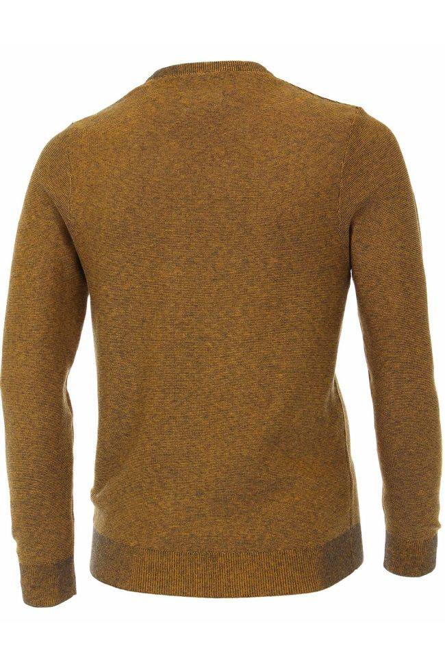 casamoda Strickwaren Herren Casamoda Rundhalsausschnitt Classic Einfarbig 90% Baumwolle - 10% Kaschmir Bis zu 60% Rabatt