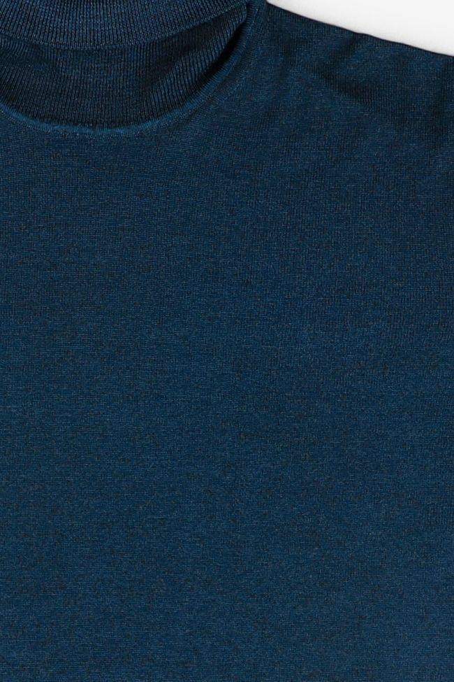 primo emporio Strickwaren Herren Primo Emporio hoher Kragen Slim Einfarbig 100% Wolle Bis zu 55% Rabatt
