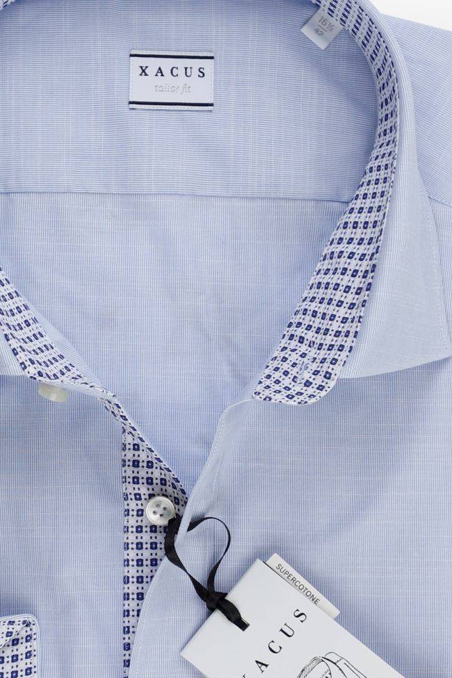 xacus Hemd Herren Xacus Regular Einfarbig 100% Baumwolle kragen Französisch Lange Ärmel Angebote