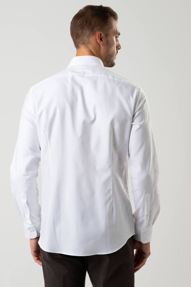 ingram Hemd Herren Ingram Slim Einfarbig 100% Baumwolle kragen Italienisch Lange Ärmel Kostenloser Versand