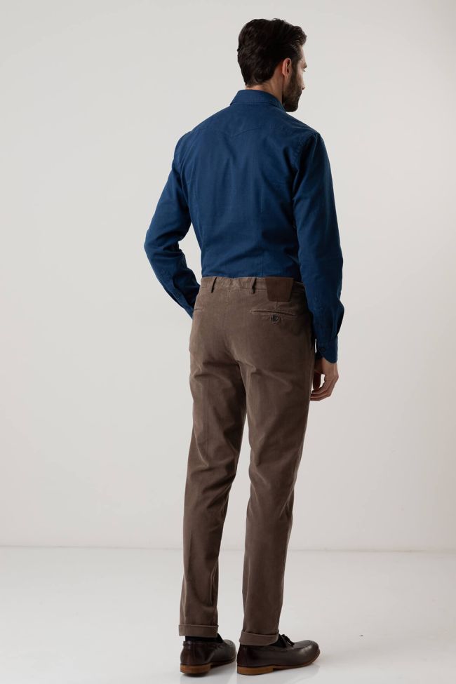 b-settecento Hose Herren B-Settecento Chinos Slim Einfarbig 98% cotton 2% elastan Tägliche Deals