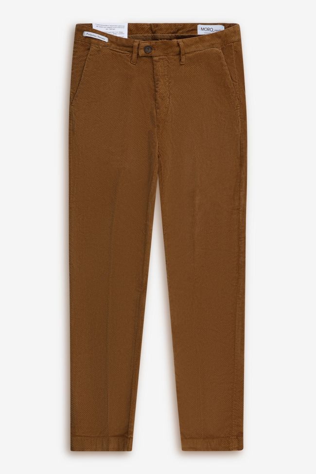 moro Hose Herren Moro Chinos Slim Einfarbig 98% cotton 2% ea Sonderangebot der Fabrik