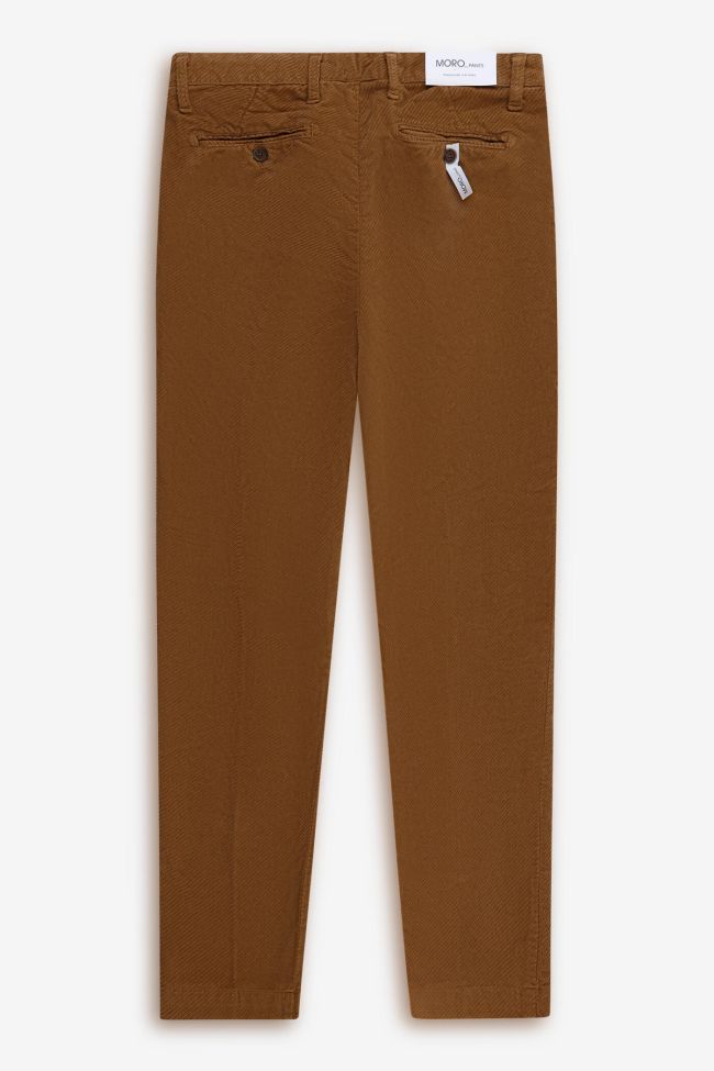 moro Hose Herren Moro Chinos Slim Einfarbig 98% cotton 2% ea Sonderangebot der Fabrik