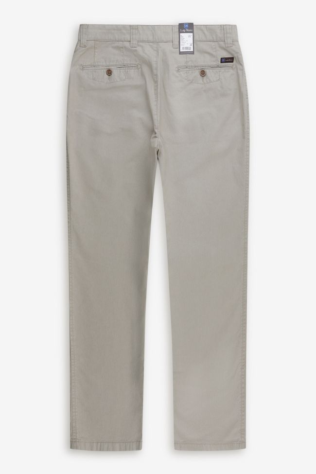 luigi morini Hose Herren Luigi Morini Chinos Regular Einfarbig 97% Baumwolle 3% elastan Clearance-Verkauf