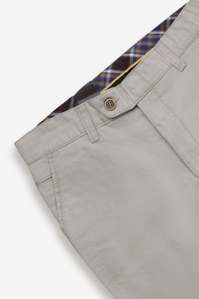 luigi morini Hose Herren Luigi Morini Chinos Regular Einfarbig 97% Baumwolle 3% elastan Clearance-Verkauf