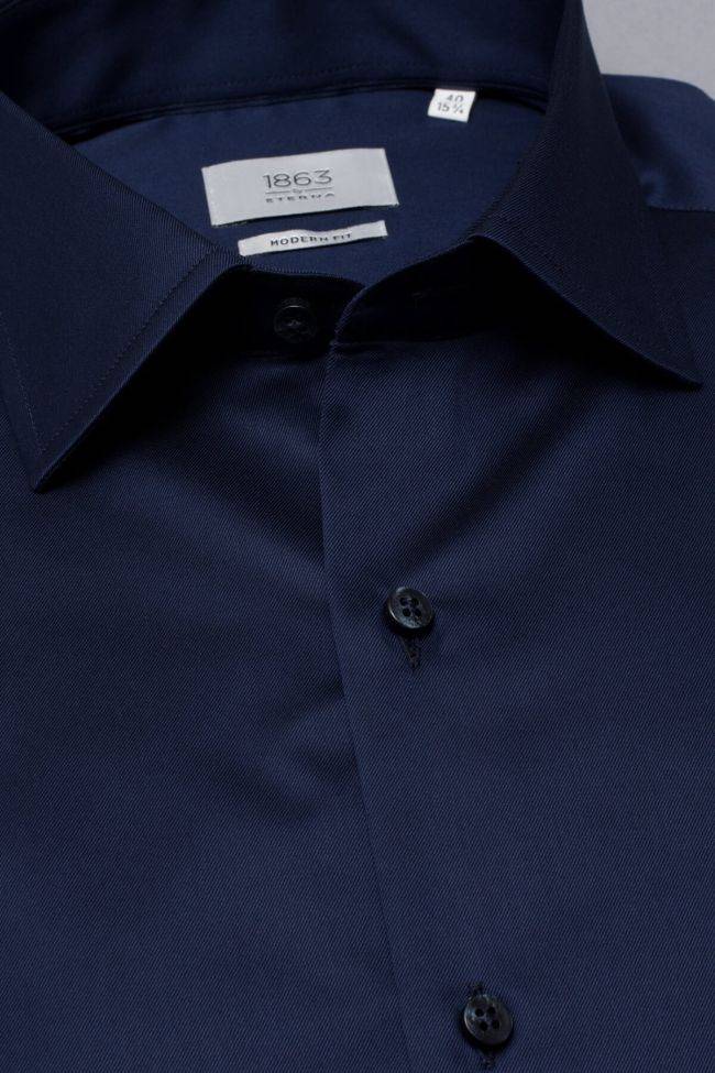 eterna Hemd Herren Eterna Classic Bügelfreie kragen Italienisch Lange Ärmel Flash Sale
