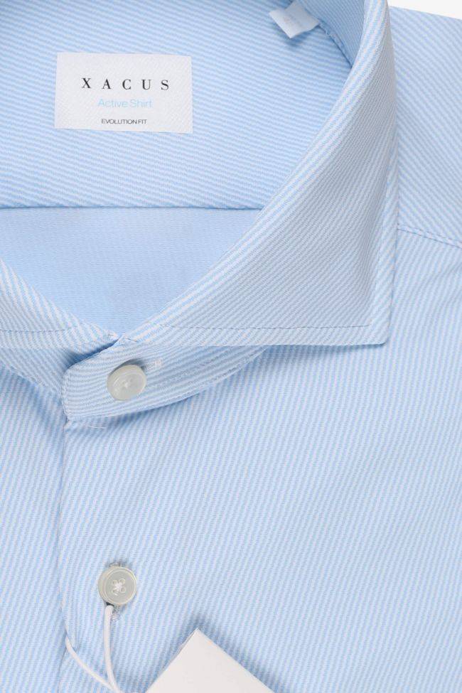 xacus Hemd Herren Xacus Classic Bügelfreie Streifen 86% poliammide 14% elastan kragen Französisch Lange Ärmel Black Friday