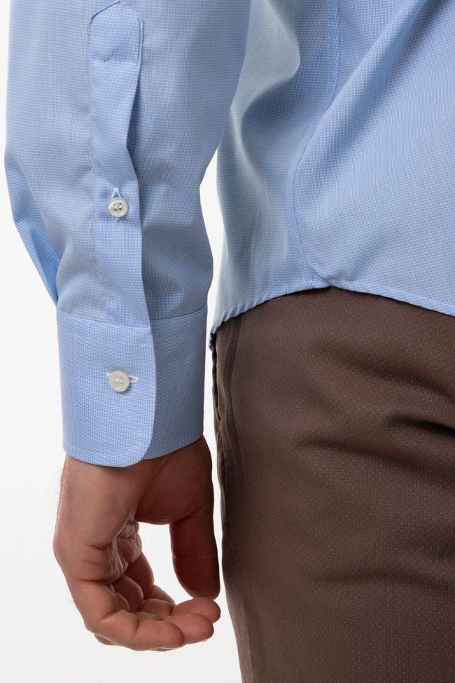 ingram Hemd Herren Ingram Slim Bügelfreie Einfarbig 100% Baumwolle kragen Italienisch Lange Ärmel Blitzangebot