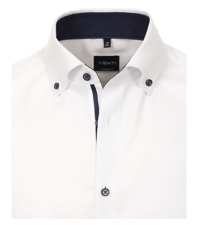 venti Hemd Herren Venti Regular Bügelfreie Einfarbig kragen Button-Down Lange Ärmel Saisonale Angebote