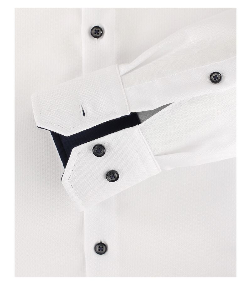 venti Hemd Herren Venti Regular Bügelfreie Einfarbig kragen Button-Down Lange Ärmel Saisonale Angebote