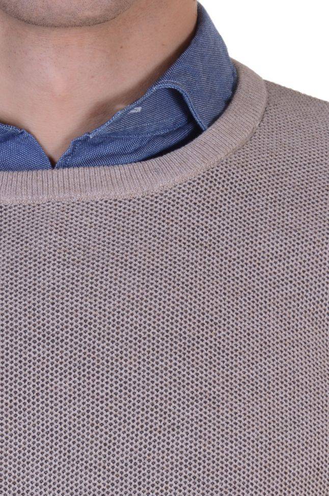 casamoda Strickwaren Herren Casamoda Rundhalsausschnitt Classic Einfarbig 100% winter cotton Super Sparpreis