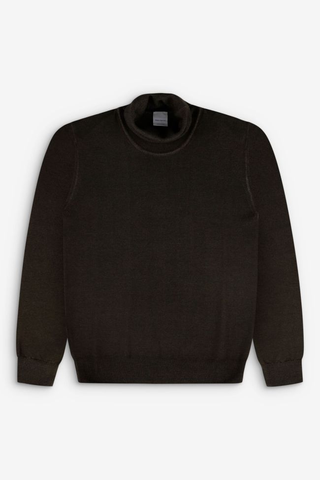 primo emporio Strickwaren Herren Primo Emporio hoher Kragen Slim Einfarbig 100% Wolle Sonderangebot der Fabrik