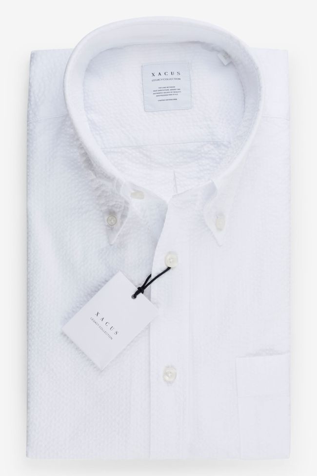 xacus Hemd Herren Xacus Regular Einfarbig 98% cotton 2% elastan kragen Button-Down Lange Ärmel Nur noch ein Tag übrig