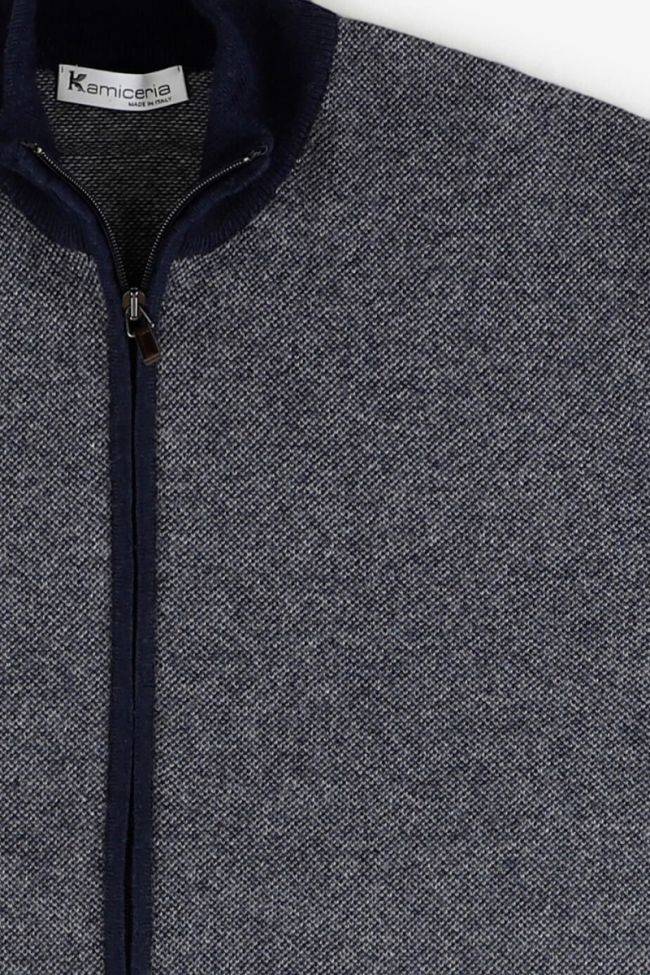 kamiceria Strickwaren Herren Kamiceria Reißverschluss Slim Halb Unifarben 40% wool 25% vi 25% pa 10% cashmere Black Friday Preise