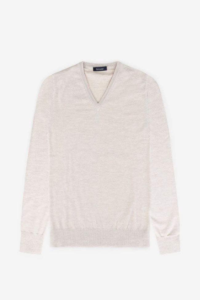 ferrante Strickwaren Herren Ferrante V-Ausschnitt Regular Muster 100% Merinowolle Extrafine 50% Rabatt für begrenzte Zeit