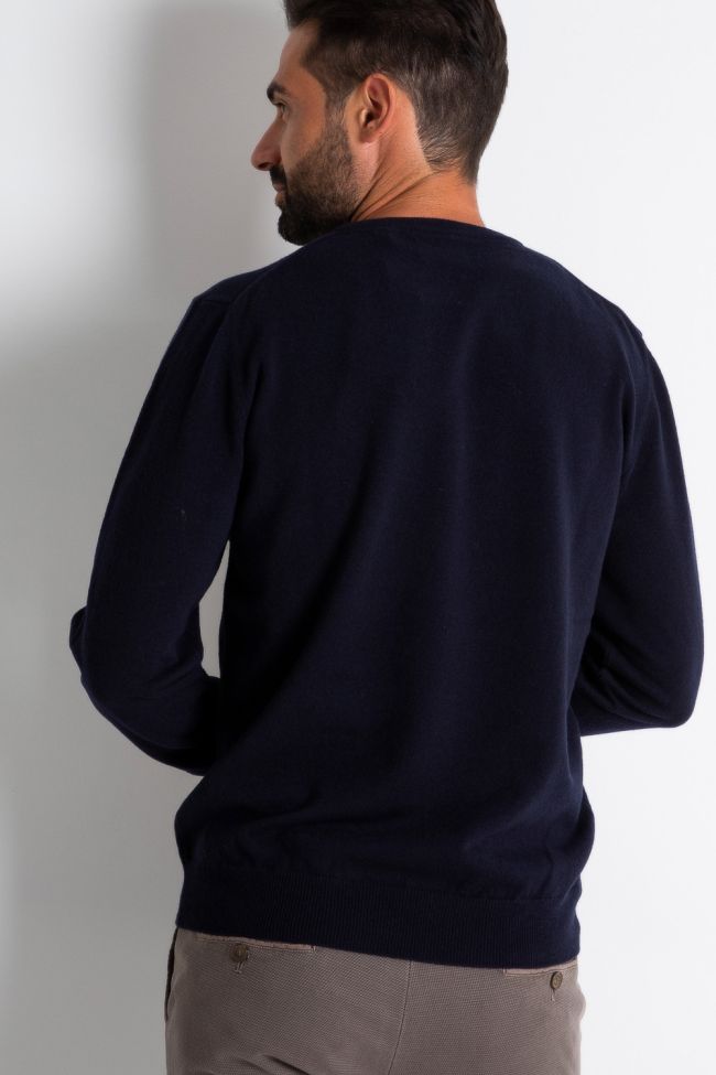 gant Strickwaren Herren Gant Rundhalsausschnitt Classic Einfarbig 100% Wolle Fabrikverkauf