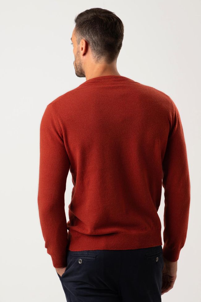 privati firenze Strickwaren Herren Privati Firenze Rundhalsausschnitt Slim Einfarbig 100% Kaschmir Begrenztes Angebot