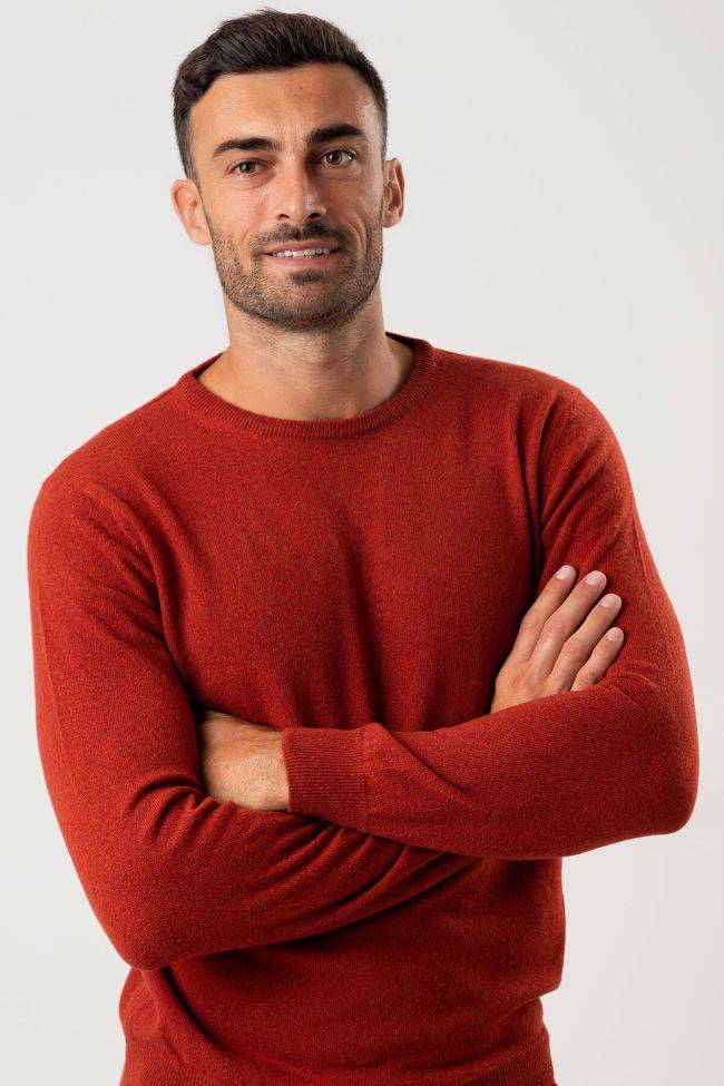 privati firenze Strickwaren Herren Privati Firenze Rundhalsausschnitt Slim Einfarbig 100% Kaschmir Begrenztes Angebot