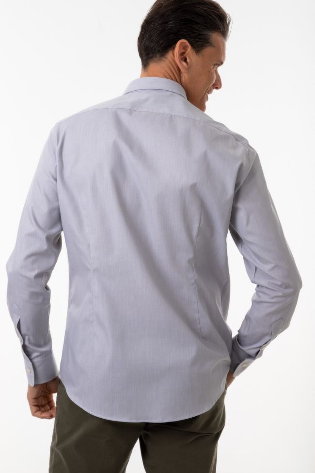 ingram Hemd Herren Ingram Slim Streifen 100% Baumwolle kragen Italienisch Lange Ärmel Preisnachlass