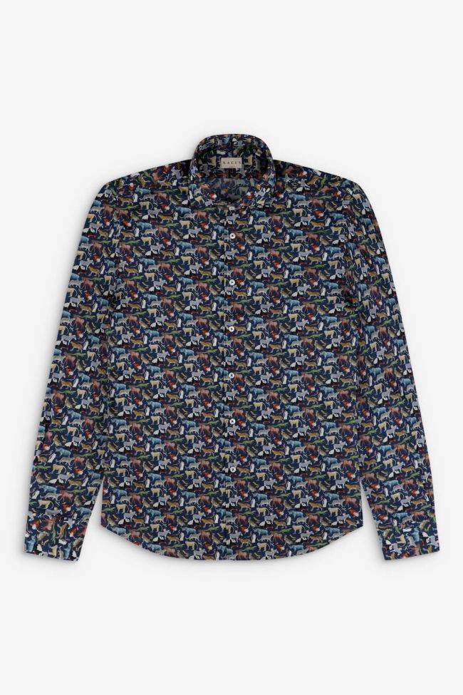 xacus Hemd Herren Xacus Regular Muster 100% Baumwolle gewaschen kragen Französisch Lange Ärmel Heißer Verkauf