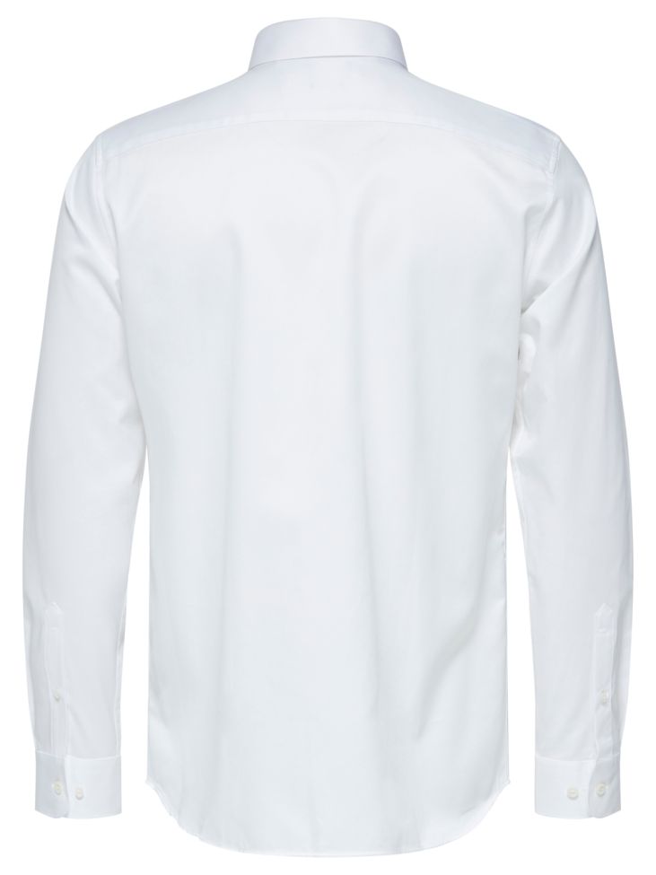 selected Hemd Herren Selected Regular Einfarbig kragen Italienisch Lange Ärmel Zeitlich begrenztes Angebot