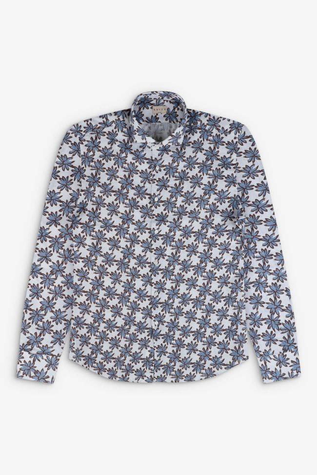 xacus Hemd Herren Xacus Regular Muster 100% Leinen kragen Französisch Lange Ärmel VIP-Rabatte