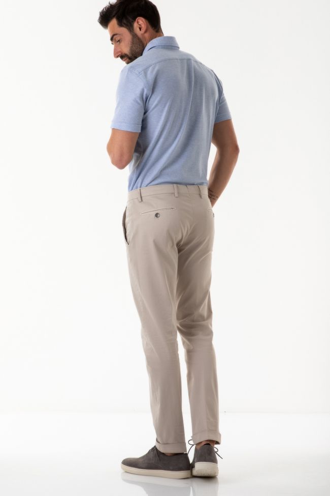 b-settecento Hose Herren B-Settecento Chinos Slim Einfarbig 97% Baumwolle 3% elastan Begrenzte Freigabe