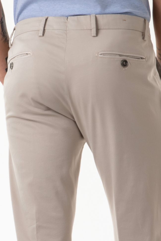 b-settecento Hose Herren B-Settecento Chinos Slim Einfarbig 97% Baumwolle 3% elastan Begrenzte Freigabe