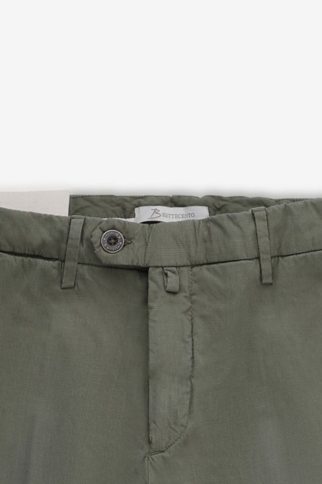 b-settecento Hose Herren B-Settecento Chinos Classic Einfarbig 98% Baumwolle 2% Dow XLA Fabrikladen