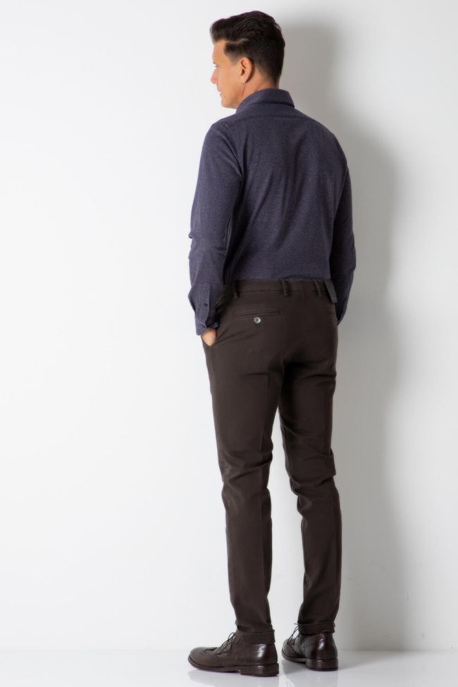 b-settecento Hose Herren B-Settecento Chinos Slim Halb Unifarben 97% Baumwolle 3% elastan Angebote