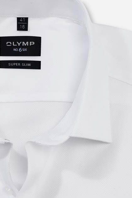 olymp Hemd Herren Olymp Slim Einfarbig Lange Ärmel Sonderangebot