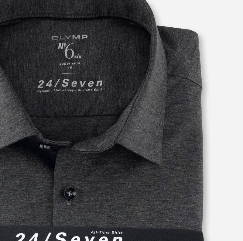 olymp Hemd Herren Olymp Slim Einfarbig kragen Französisch Lange Ärmel Flash Sale