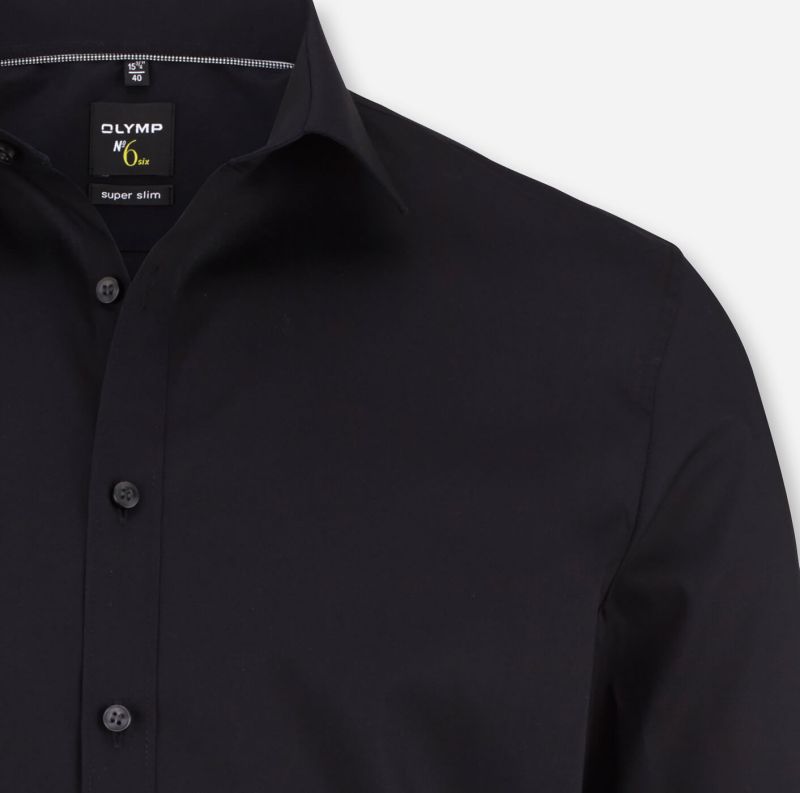 olymp Hemd Herren Olymp Slim Einfarbig kragen Italienisch Lange Ärmel Begrenztes Angebot