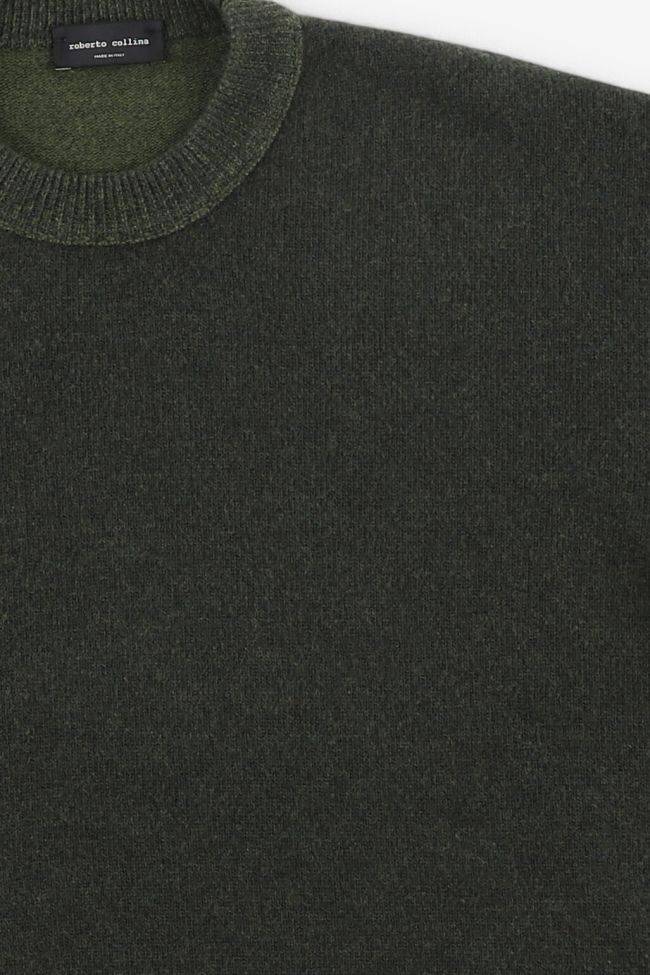 roberto collina Strickwaren Herren Roberto Collina Rundhalsausschnitt Classic Einfarbig 90% Baumwolle - 10% Kaschmir Vierteljährliche Förderung