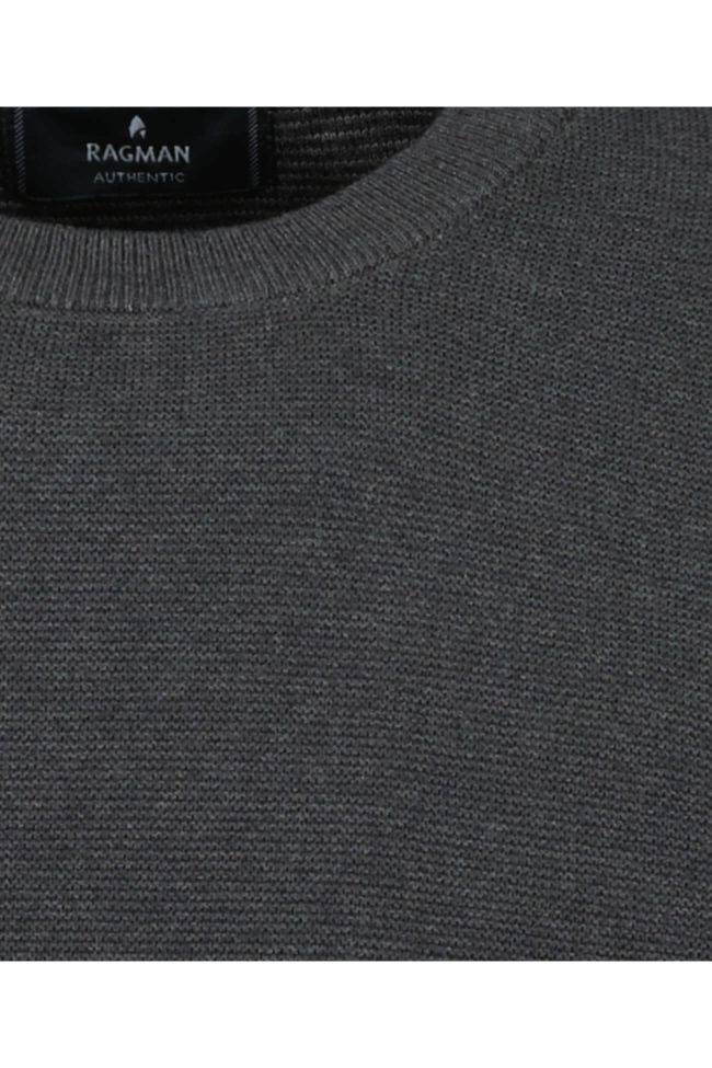ragman Strickwaren Herren Ragman Rundhalsausschnitt Classic Nur noch ein Tag übrig