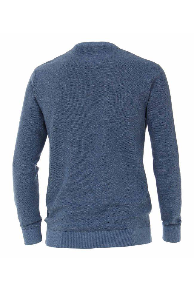 casamoda Strickwaren Herren Casamoda Rundhalsausschnitt Classic Einfarbig 90% Baumwolle 10% Polyester Fabrikpreis