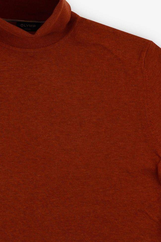 olymp Strickwaren Herren Olymp hoher Kragen Regular Einfarbig 100% Baumwolle Rabatt